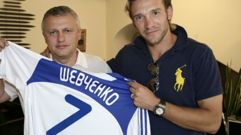 Andrejs Ševčenko ar "Dynamo" kreklu
Foto: AP