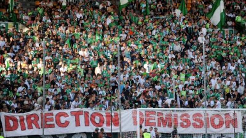 "St.-Etienne" fani pieprasa kluba vadības demisiju
Foto: AFP