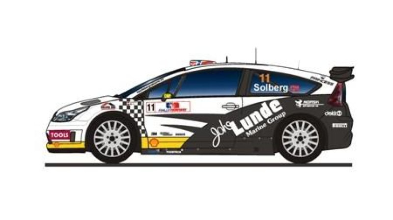 Šādi izskatīsies Petera Solberga "Citroen C4 WRC" automašīna