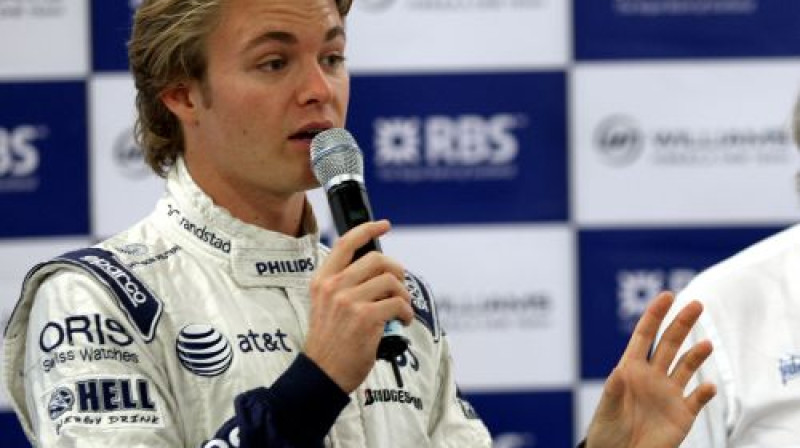 Niko Rosbergs preses konferences laikā
Foto: AFP/Scanpix