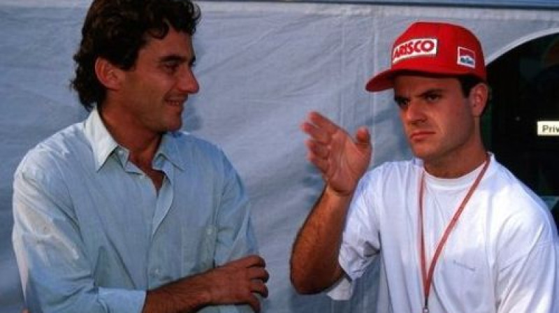 Airtons Senna un Rubens Barikello
Foto: Sutton Motorsport
