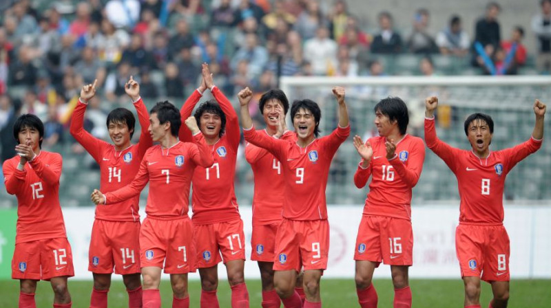 Dienvidkorejas futbolisti
Foto: AFP/Scanpix