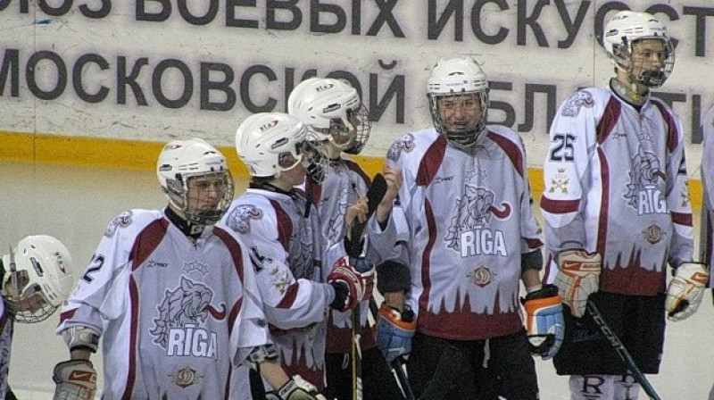 SK "Rīga" komandas hokejisti
Foto: www.boeboda.ru