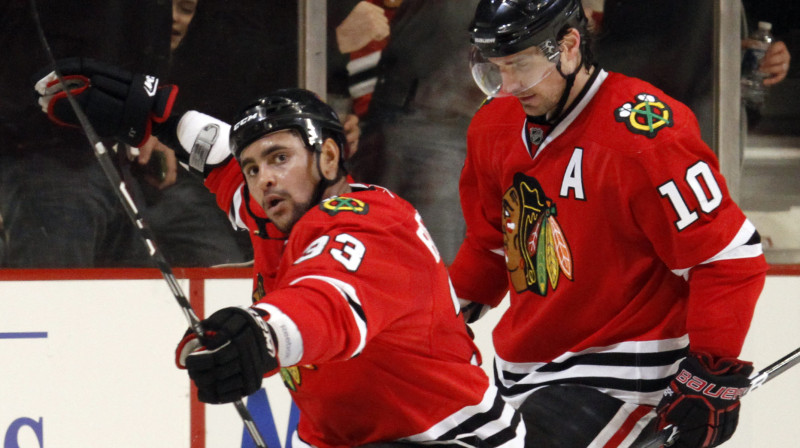 ''Blackhawks'' hokejisti 
Foto: AP/Scanpix