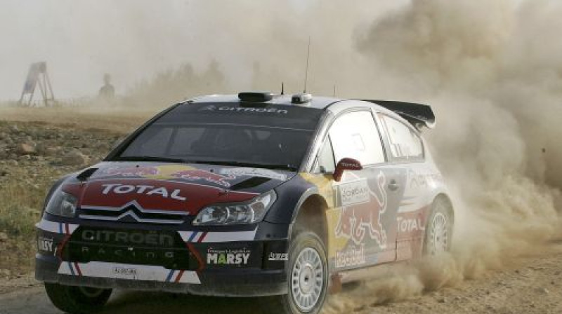 Sebastiens Ožjē Meksikas rallijā
Foto: AFP/Scanpix