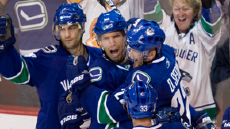 Vankūveras "Canucks" hokejisti
Foto: AP/Scanpix