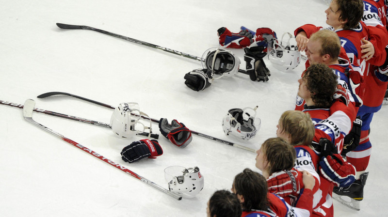 Norvēģijas hokejistiem atliek cerēt uz kanādiešu uzvaru 
Foto: AP/Scanpix