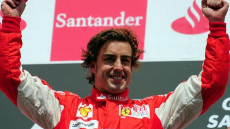 Sacīkšu uzvarētājs Fernando Alonso
Foto: AFP/Scanpix