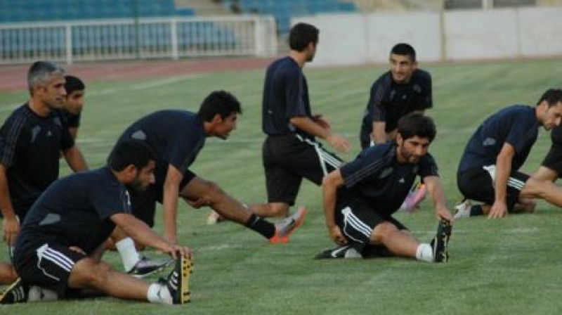 "Karabakh" pirmsspēles treniņš
Foto: www.azerisport.com