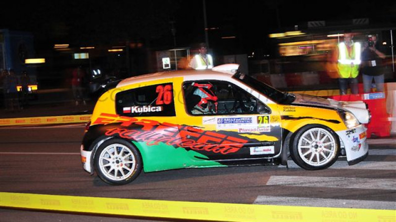 Roberts Kubica Itālijas rallijā
Foto:www.rallyracing.it