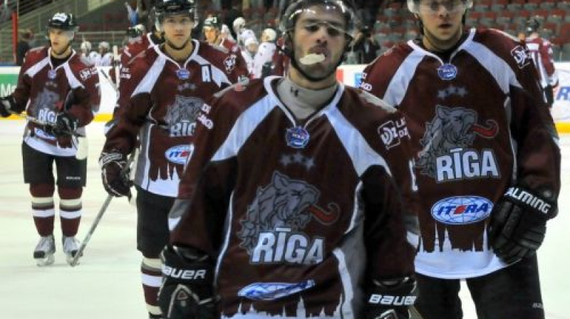 HK "Rīga" hokejisti
Foto: Romualds Vambuts, Sportacentrs.com