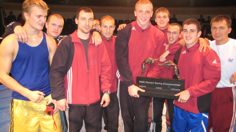 Latvijas bokseru komanda
Foto: Māris Lesčinskis