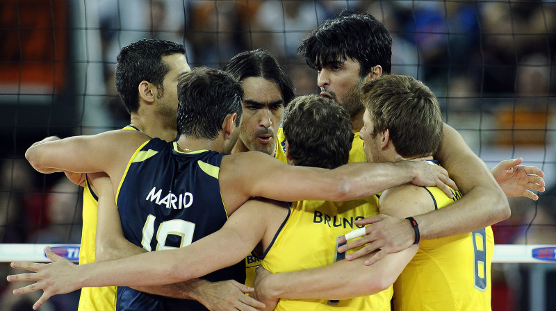 Brazīlijas volejbolisti
Foto: AFP/Scanpix