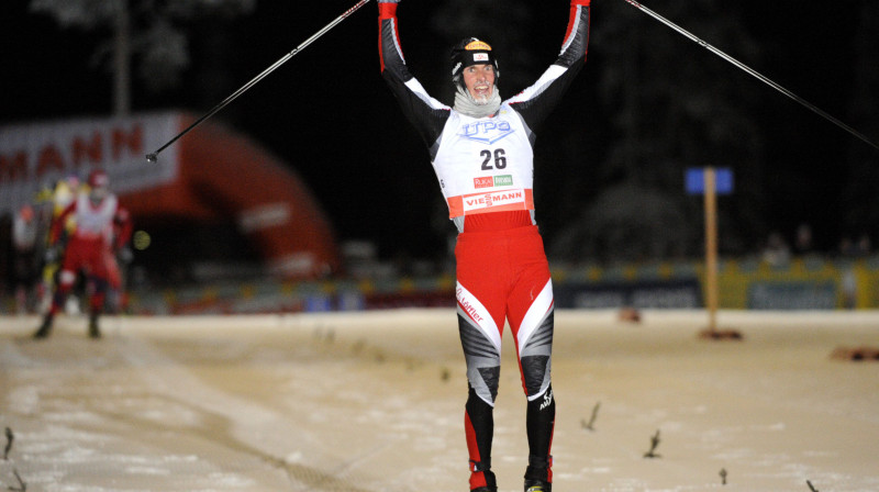 Teicamais slēpojums nodrošinājis Gotvaldam uzvaru.
Foto:AFP