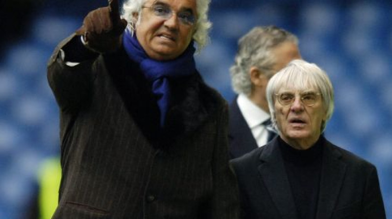 Flavo Briatore un Bernijs Eklstons
Foto: Professional Sport/Scanpix