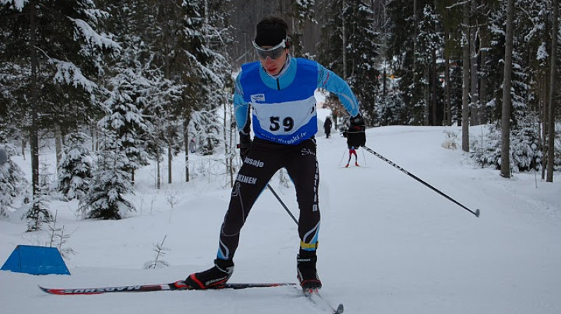 Roberts Slotiņš bija labākais no mūsējiem FIS sacensībās Muonio 10km slidsolī un rītdien kopā ar Nauri Biķernieku būs galvenie favorīti no latviešiem 10km slidsolī. Foto: Ingūna Eglīte