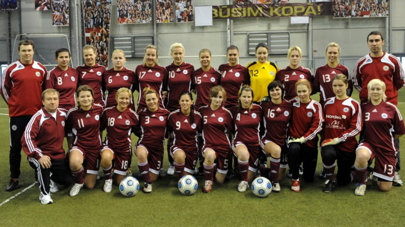 Latvijas dāmu futbola izlase
Foto: lff.lv