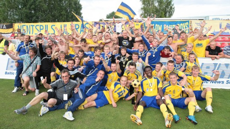 Vai "Ventspilij" izdosies nosargāt pirms gada iegūto trofeju?
Foto: FK "Ventspils" preses dienests