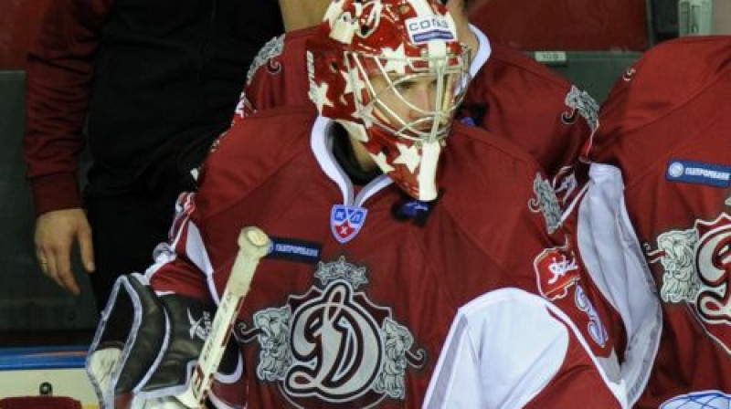 Māris Jučers pagaidām ir vienīgais "Dinamo" un Latvijas izlases hokejists, kurš nav spēlējis U-18 vai U-20 izlasē
Foto: Romāns Kokšarovs, Sporta Avīze, f64