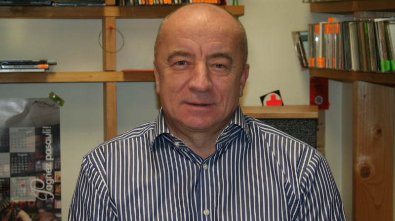 LFF ģenerālsekretārs Jānis Mežeckis.
Foto: raidījums "OLE"