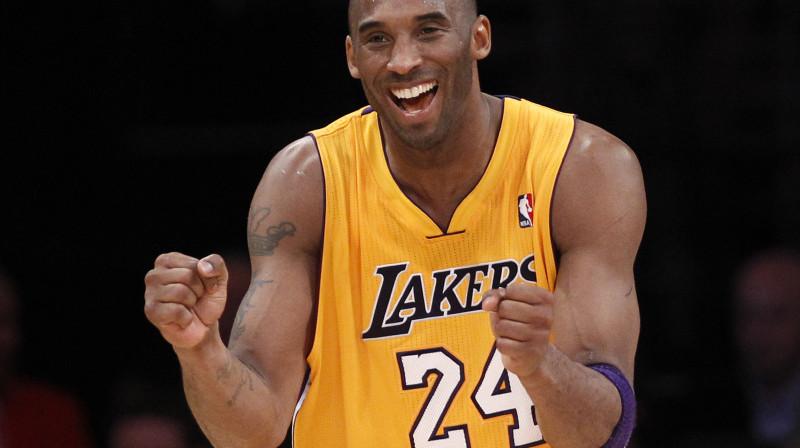 Kobe Braients pirms izslēgšanas turnīra sākuma ir apņēmības pilns
Foto: AP/Scanpix