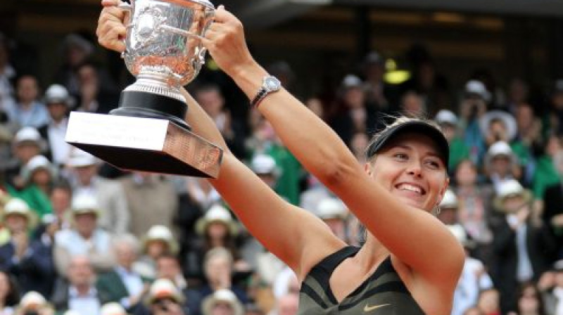 Marija Šarapova – "French Open" čempione! 
Foto: Reuters/Scanpix