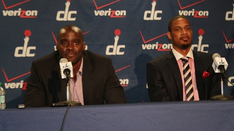 Emeka Okafors un Trevors Ariza
Foto: Jeremy Hyman/WashingtonWizards.com