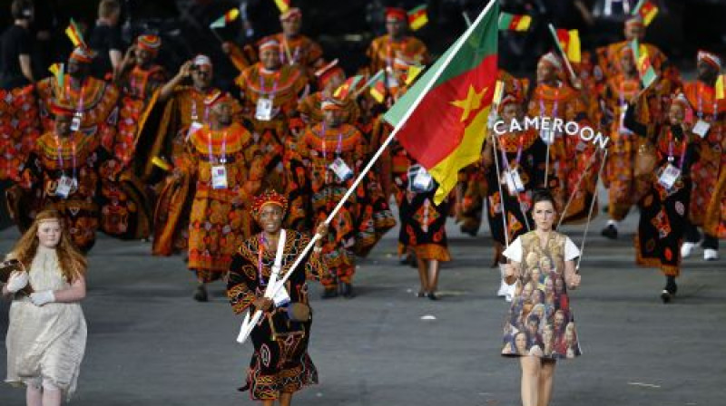 Kamerūna atklāšanas ceremonijā
Foto: Reuters/Scanpix