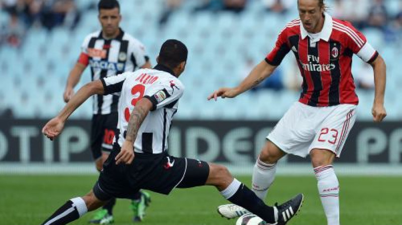 Epizode no "Udinese" un "Milan" spēles
Foto: AP Photo / Scanpix