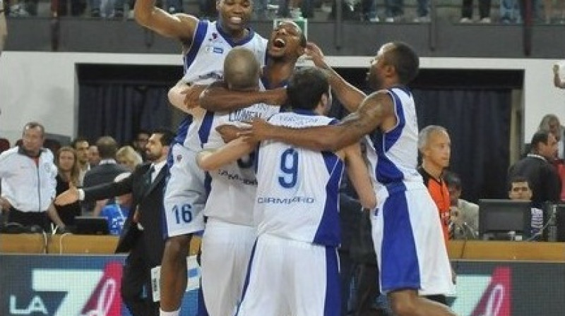 Pirms nedēļas "Cantù" basketbolisti izcīnīja Itālijas Superkausu
Foto: La Presse/Scanpix