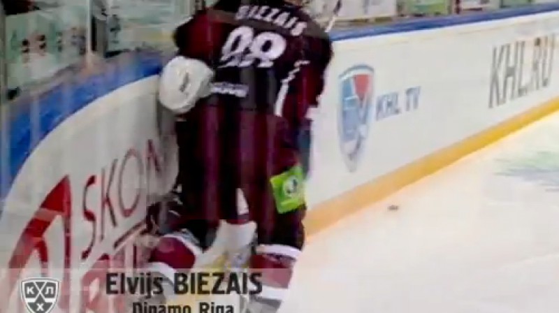 Elvijs Biezais
Foto: no KHL video