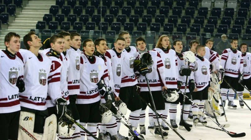 Latvijas U17 hokeja izlase
Foto: Dainis Caune, www.lhf.lv