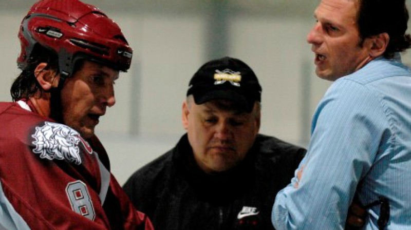 Sandis Ozoliņš, Guntars Paste, Normunds Sējējs
Foto: Romāns Kokšārovs, Sporta Avīze, F64