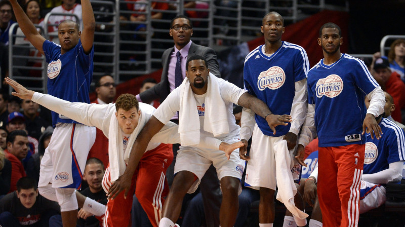 Losandželosas "Clippers" spēlētāji
Foto: AFP