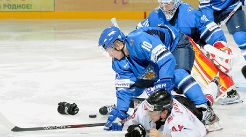 Somijas U20 izlase tomēr "nospieda" šveiciešus 
Foto: IIHF