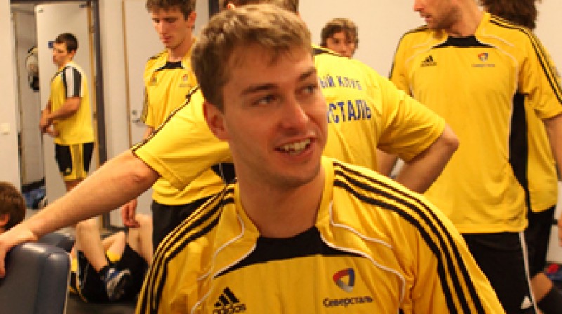 Mihails Aņisins "Severstal" klubā
Foto: severstalclub.ru