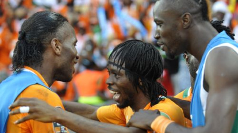 Kotdivuāra atzīmē uzvaras vārtus
Foto: SIPA/Scanpix