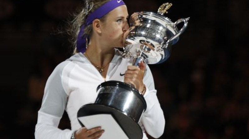 Viktorija Azarenka – divkārtēja "Australian Open" čempione
Foto: Reuters/Scanpix