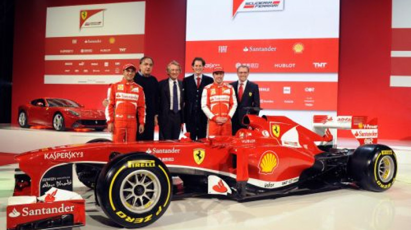 ''Ferrari'' jaunais modelis ''F138''
Foto:Scanpix/AFP