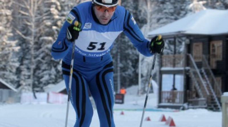 Juris Ģērmanis pēc vairāku gadu pārtraukuma atkal uz ātrākais Latvijas čempionāta. Foto:Infoski.lv