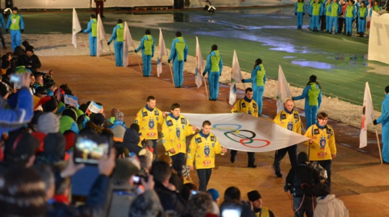 Eiropas Jaunatnes ziemas olimpiādes atklāšana
Foto: eyowf2013.ro