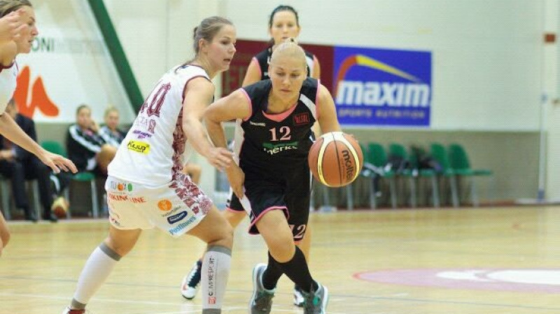 Laura Audere: veiksmīgs mēnesis pašai un visai RTU/Merks komandai.
Foto: basket.ee