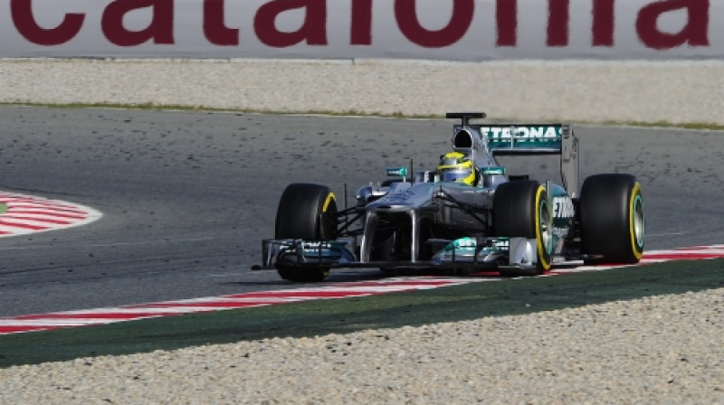 Niko Rosbergs ar "Mercedes"
Foto: AFP/Scanpix