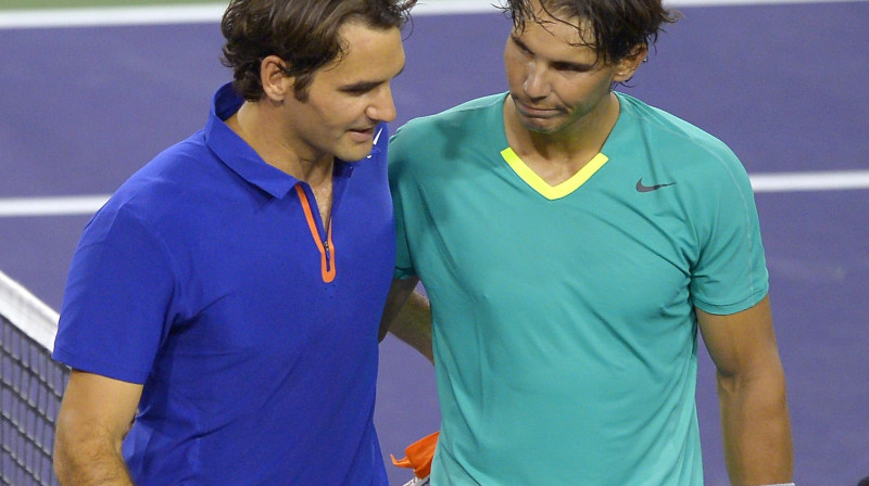 Rodžers Federers un Rafaels Nadals
Foto: AP/Scanpix