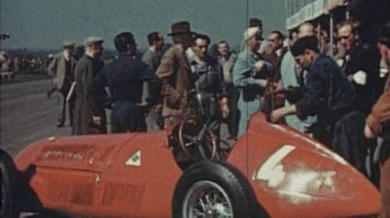 "Alfa Romeo" formula 1950. gadā Silverstounā
Foto: ekrānšāviņš