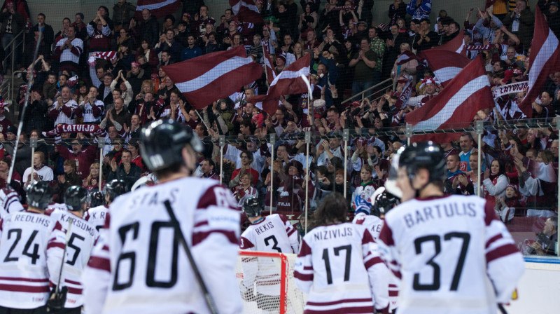 Latvijas izlasei reizi jau spēlējusi savu līdzjutēju priekšā
Foto: Vladislavs Proškins