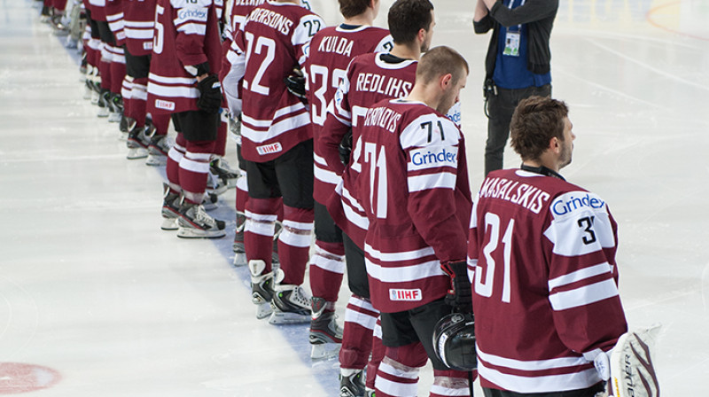 Latvijas hokeja izlasei pirmās pārbaudes spēles paredzētas jau šī gada novembrī.
Foto: Vladislavs Proškins, PČ2013 Helsinki