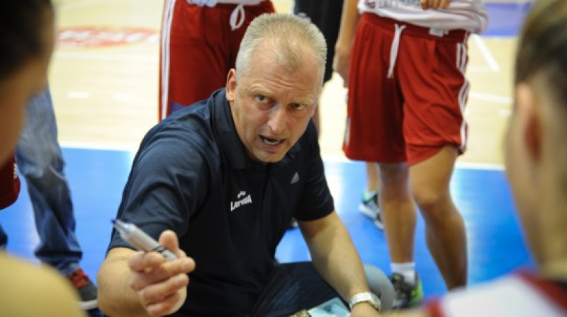 U20 izlases galvenais treneris Aigars Nerips.
Foto: basket.lv