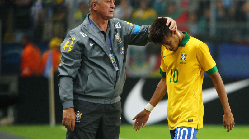 Luiss Felipe Skolari un Neimārs
Foto: AFP/Scanpix