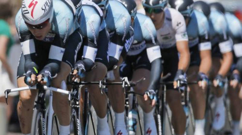 "Omega Pharma-Quick Step" riteņbraucēji
Foto:AP/Scanpix